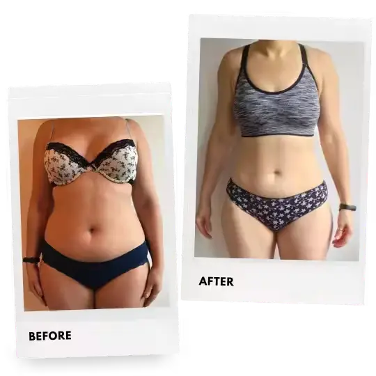 Idelkys's before and after weight loss pictures